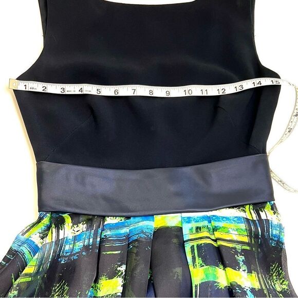 Theia Resort 2015 Silk-Blend Tea Length Formal Dress - Picture 11 of 12